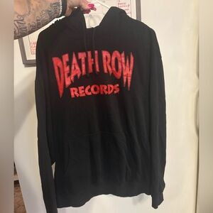 Death Row Records Black Hoodie XL